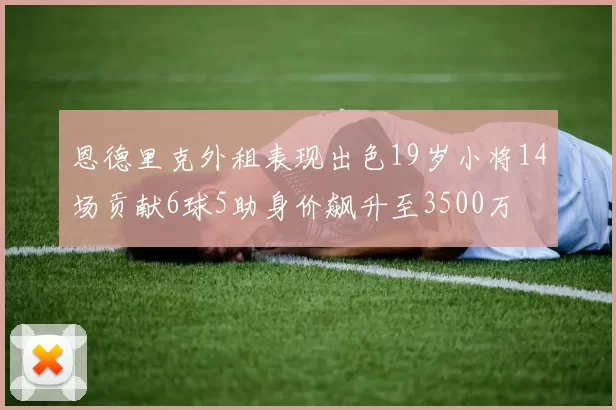 恩德里克外租表现出色19岁小将14场贡献6球5助身价飙升至3500万